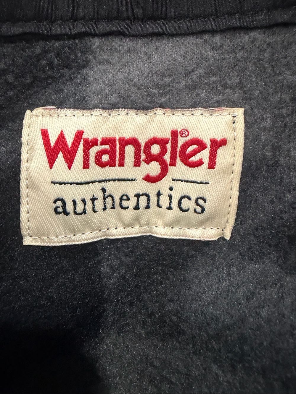 Wrangler Authentics Buffalo Plaid Fleece Shirt Jacket Shacket Men M - Picture 3 of 5